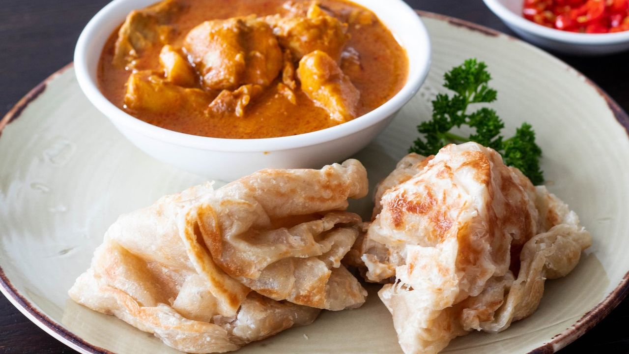Roti with Curry Chicken