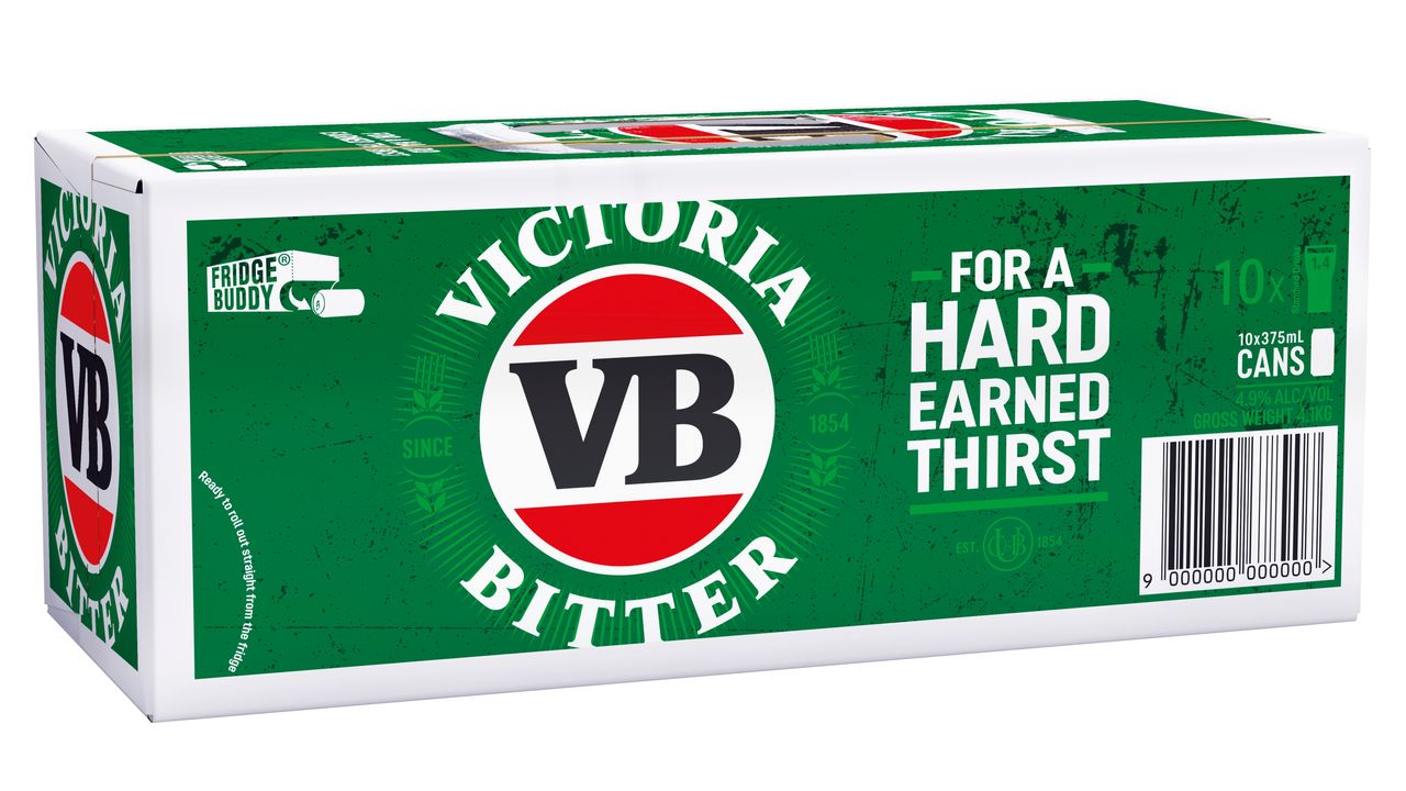 Victoria Bitter Can (10 Pack)