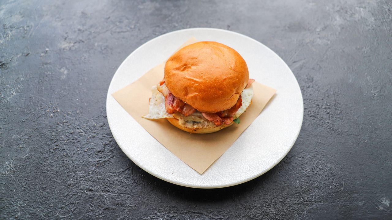 Crispy Bacon and Fried Egg Roll