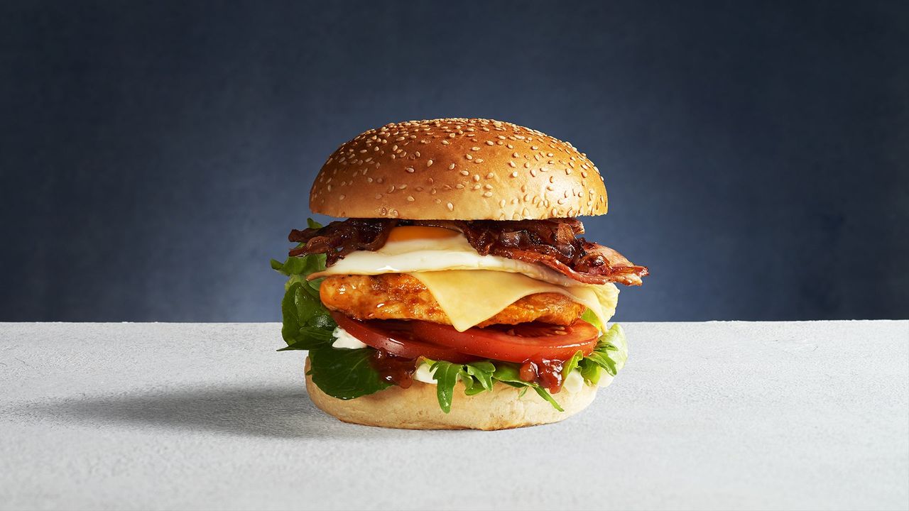 The All In Burger (2840 kJ)