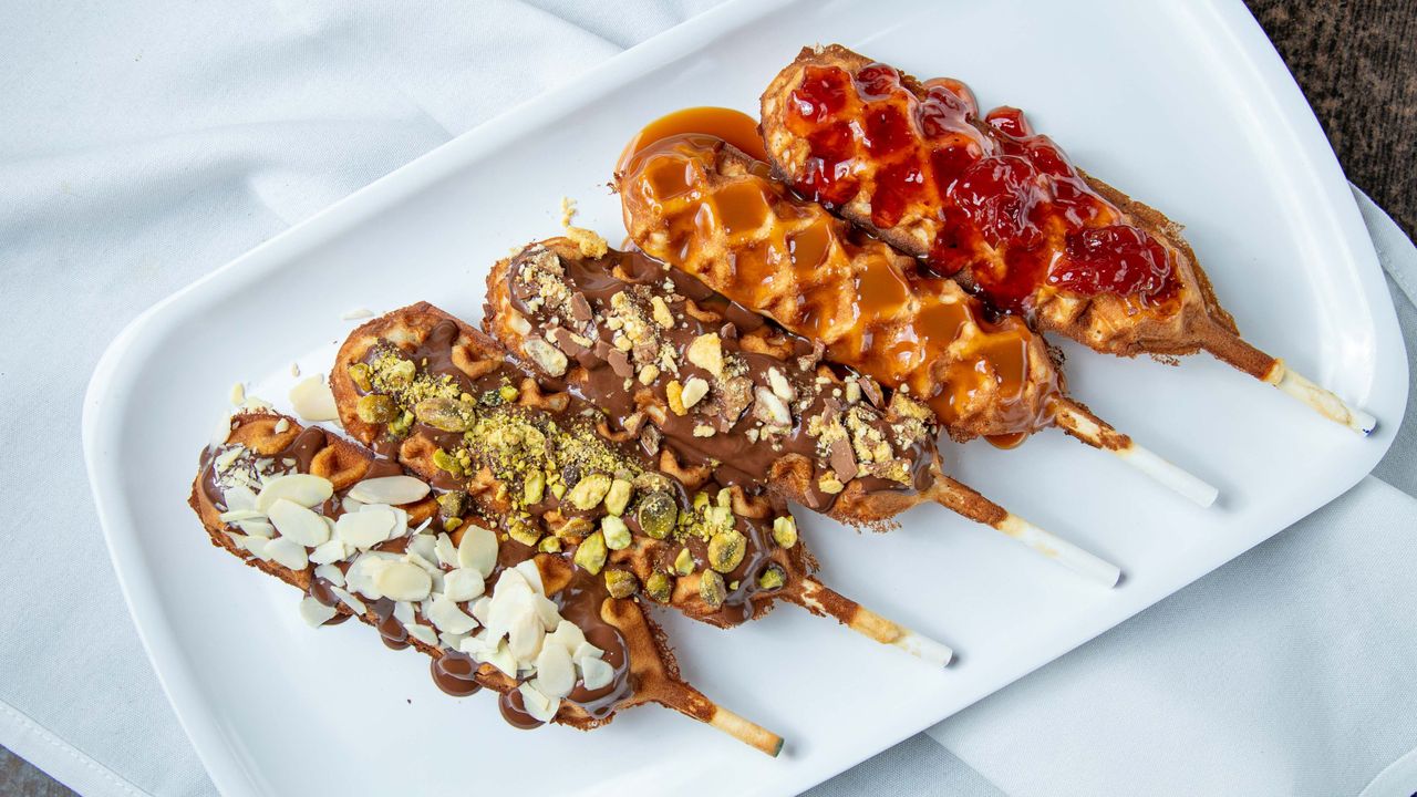 Waffles to Go on Sticks