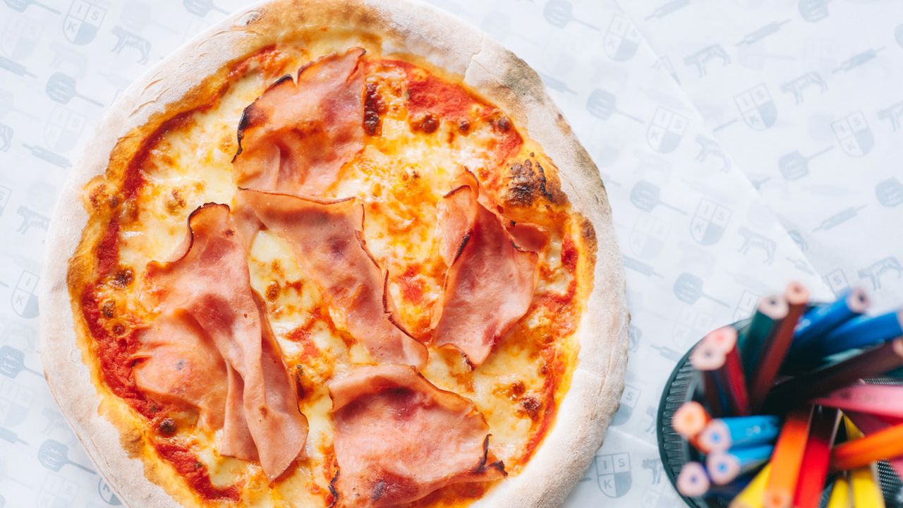 Kids' Ham Pizza