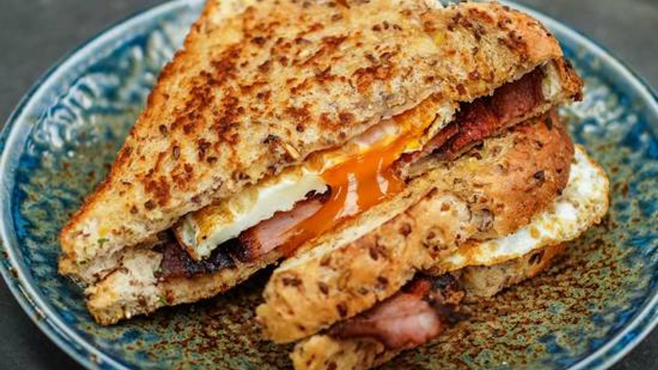 Toastie Egg and Bacon
