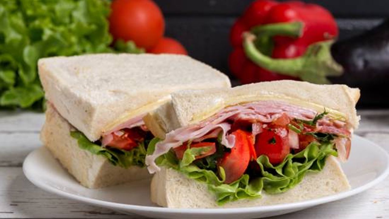 Ham Cheese and Tomato Sandwich