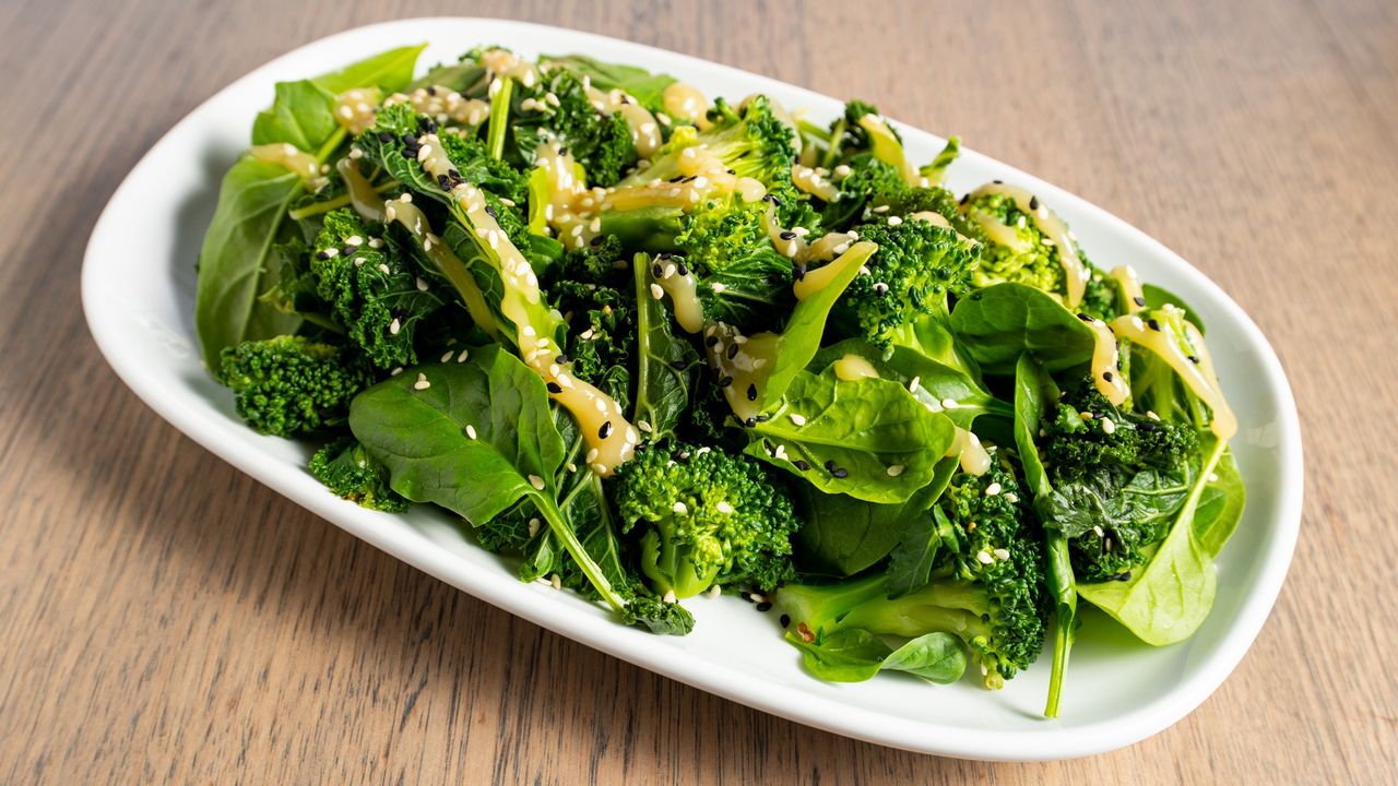 Small Kale, Spinach & Broccoli Salad