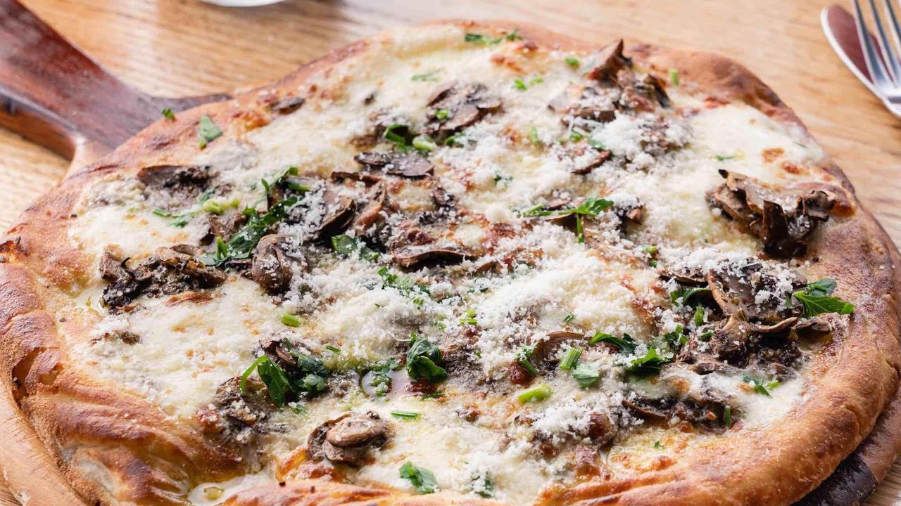 Three Cheese and Truffle Pizza