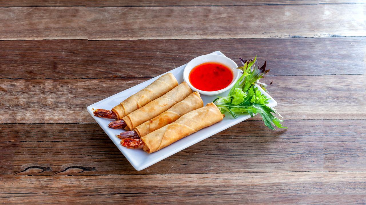 Prawns Spring Roll (4 Pieces)