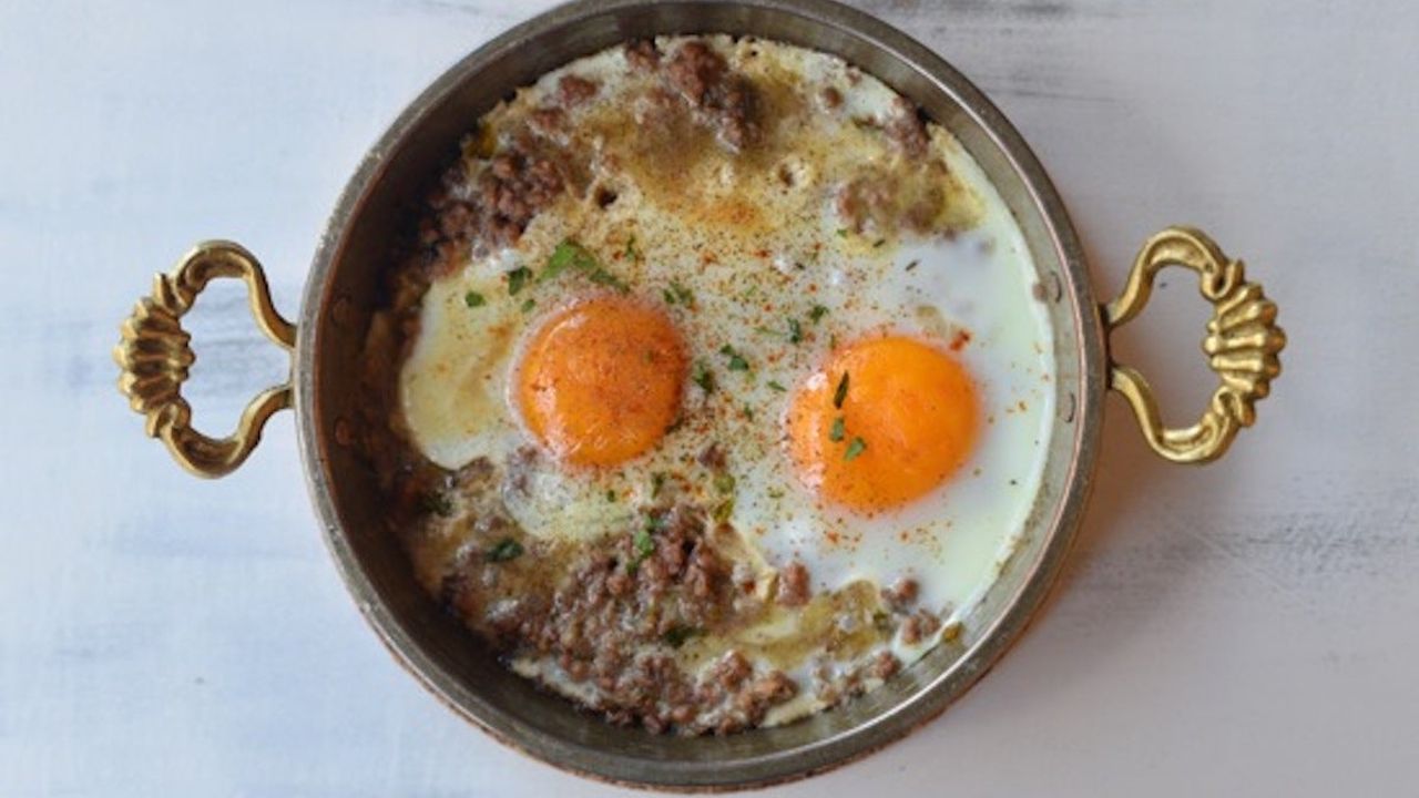 Kiymali and Eggs