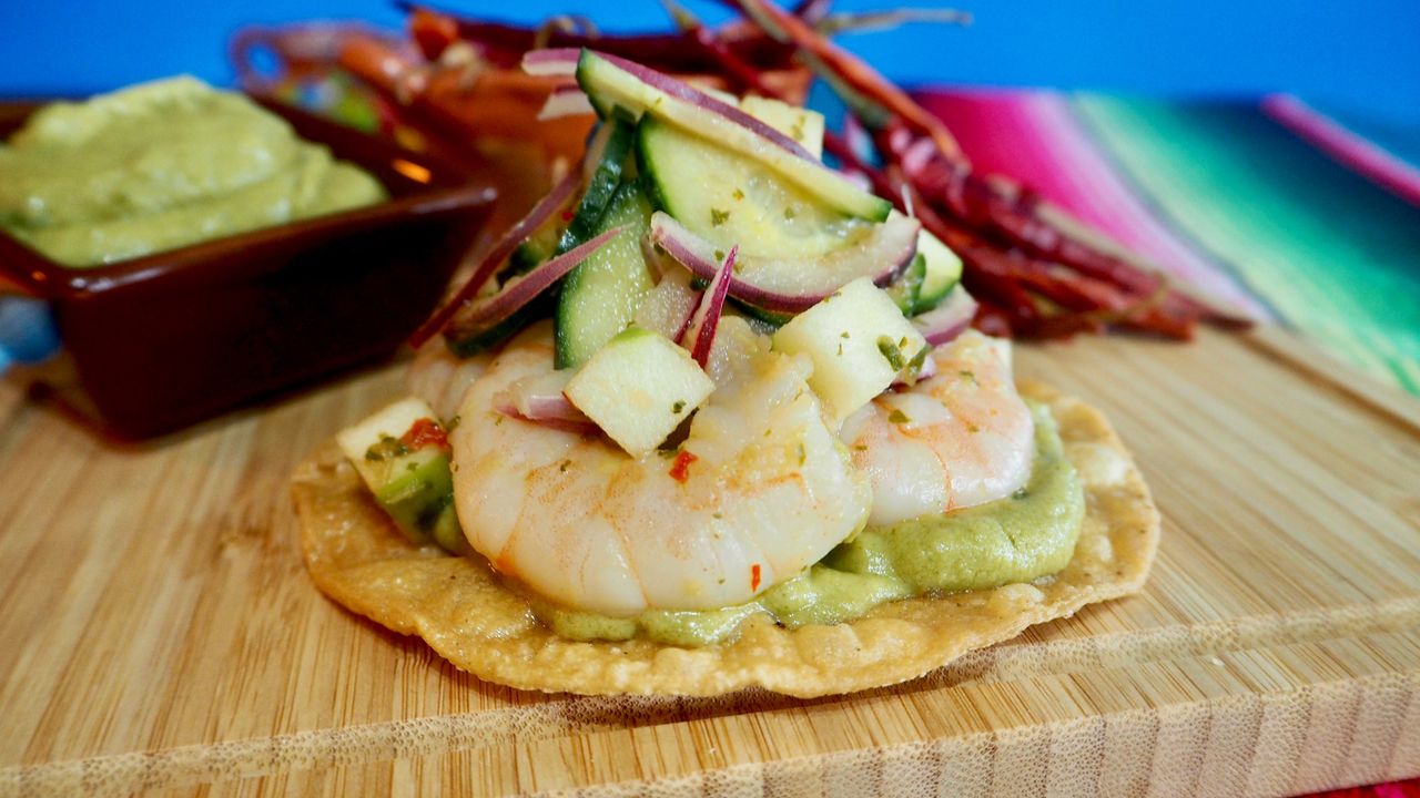 Aguachile Tostada