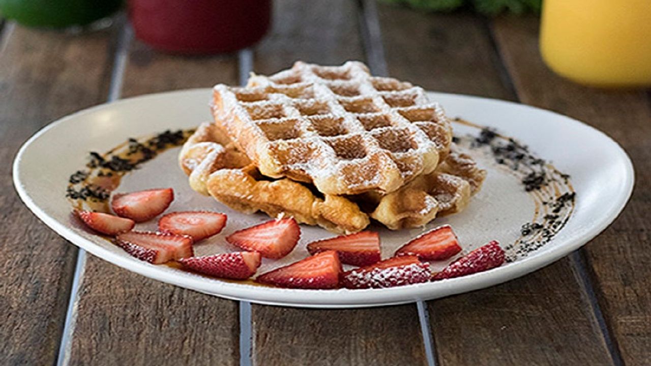 Strawberry Chocolate Waffle