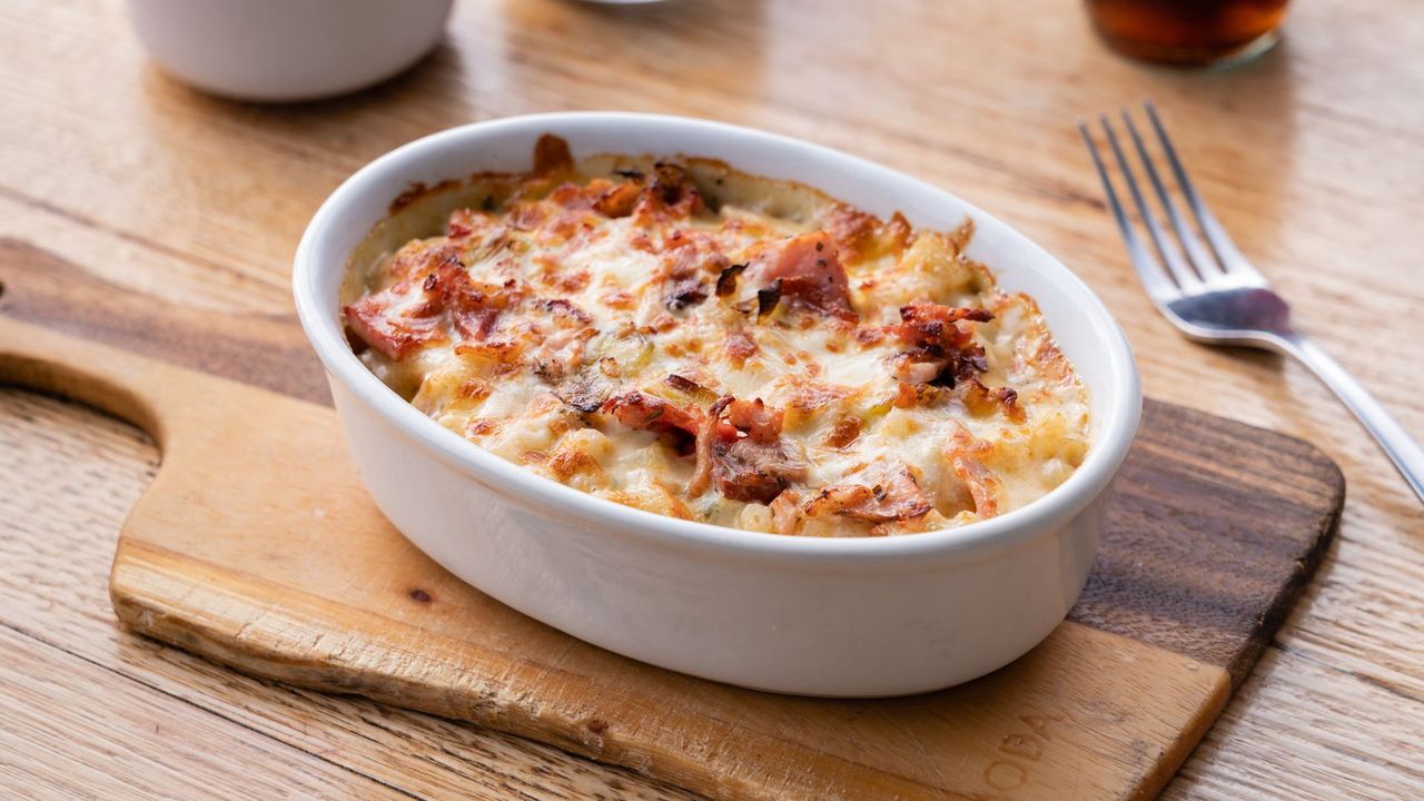 Smoky Bacon and Leek Mac n'Cheese