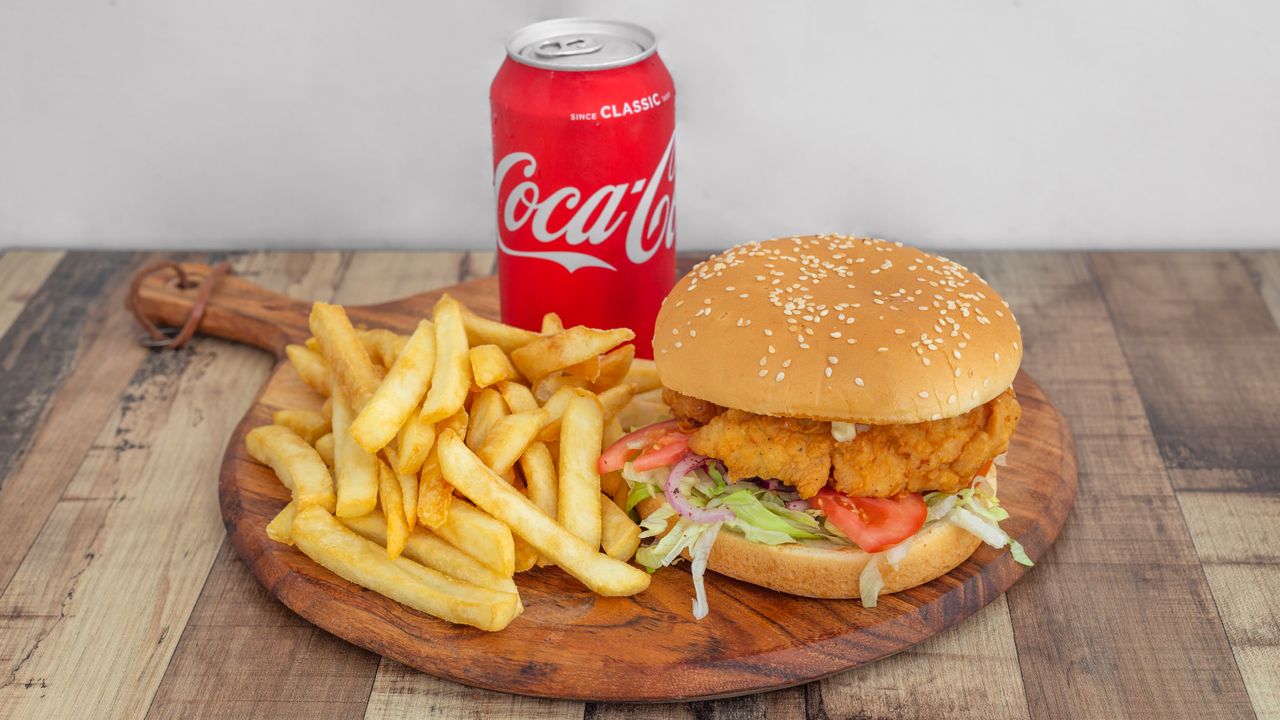 Crispy Chicken Burger Combo