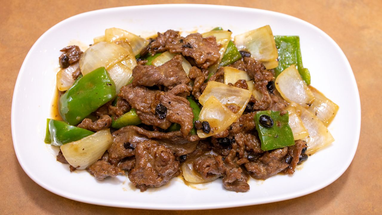 Beef in Black Bean Sauce