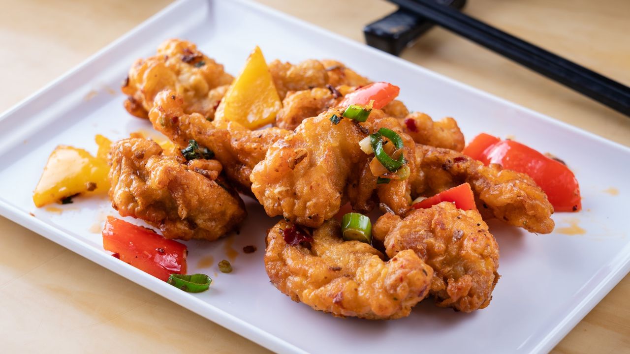 Spicy Chicken Strips Szechwan Style