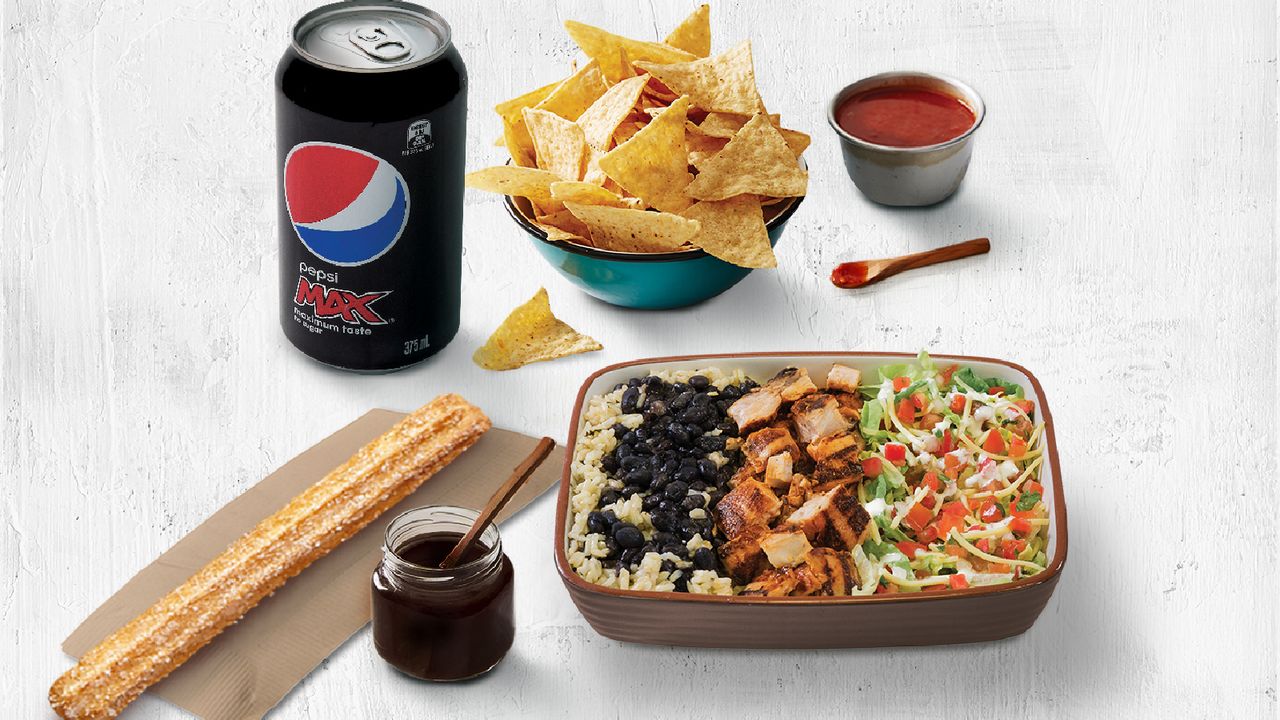 Small Naked Burrito 'Bowl' Combo