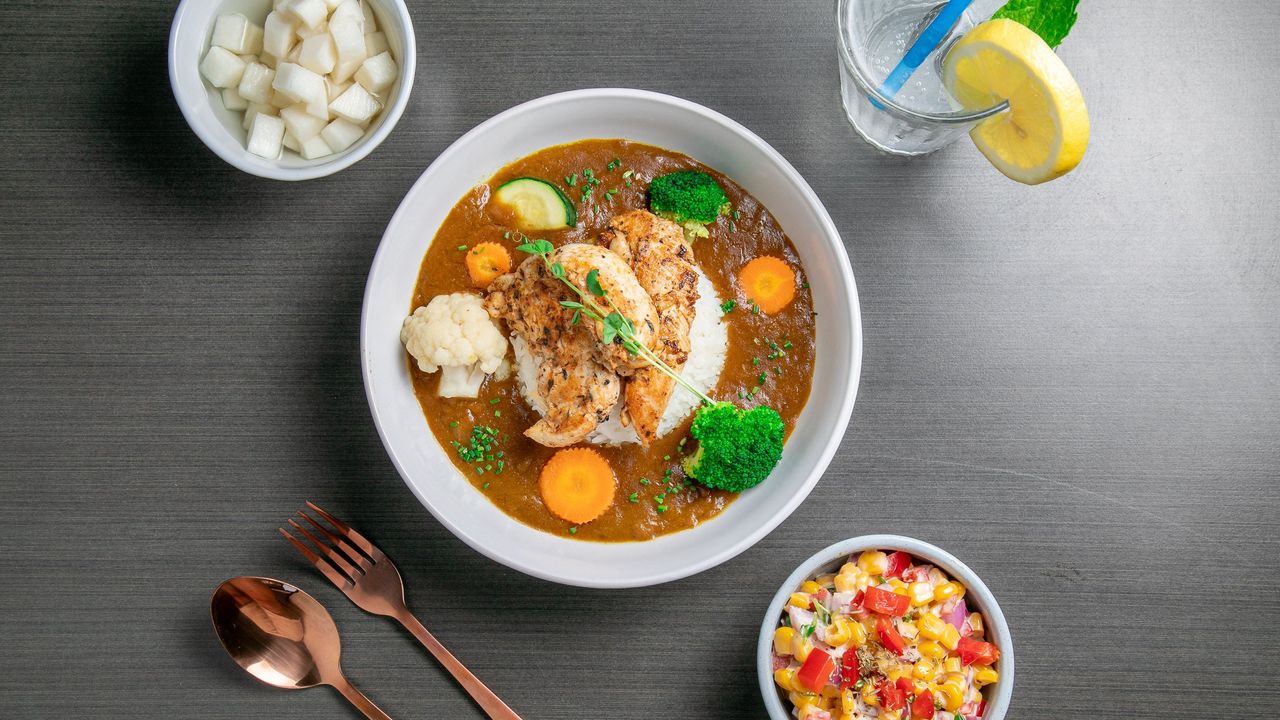 Cajun Chicken Curry Don