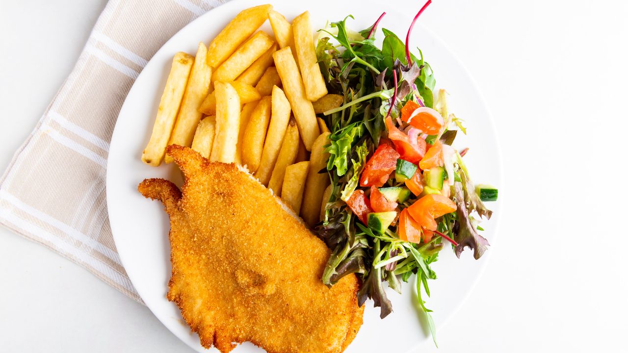 Chicken Schnitzel Meal