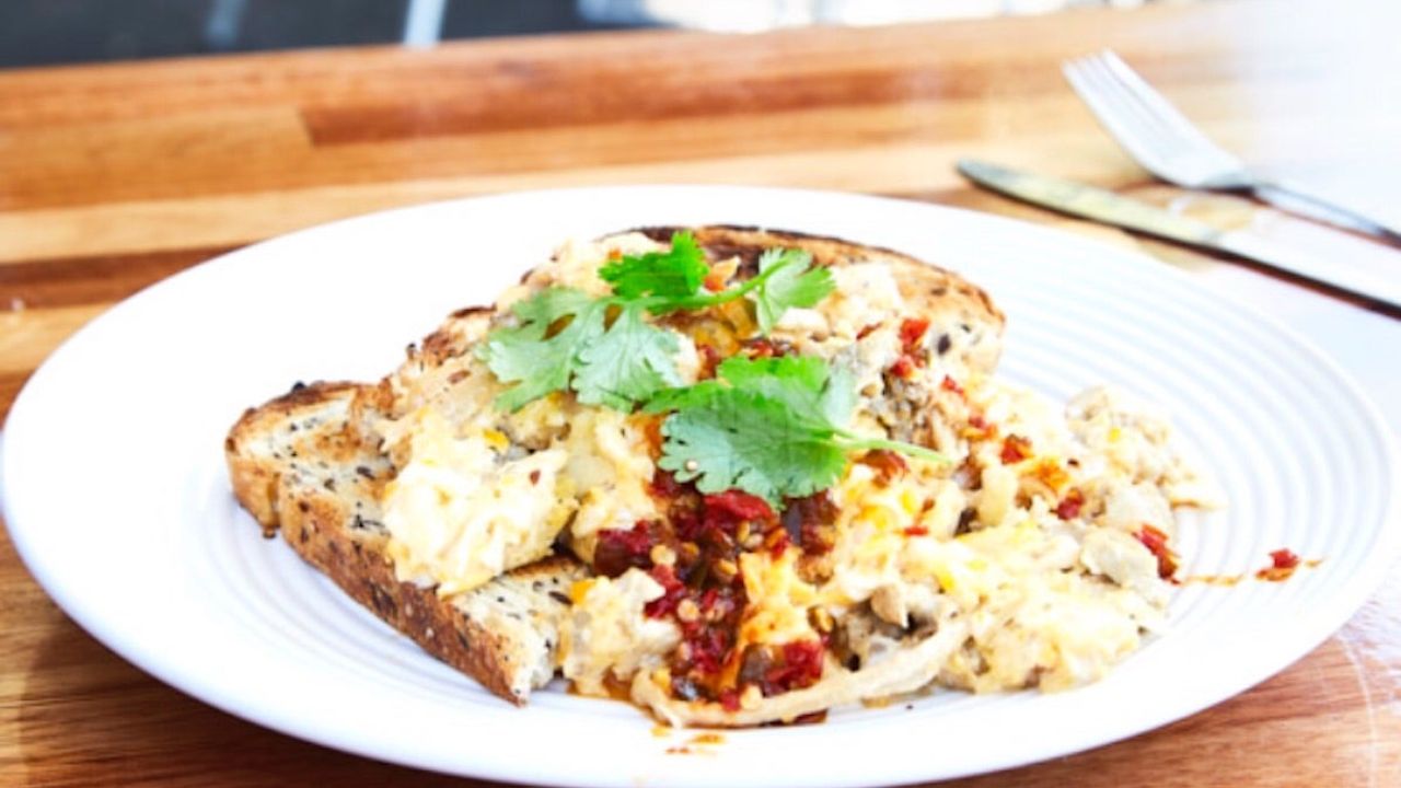 Chilli Eggs and Slow Cooked Pork