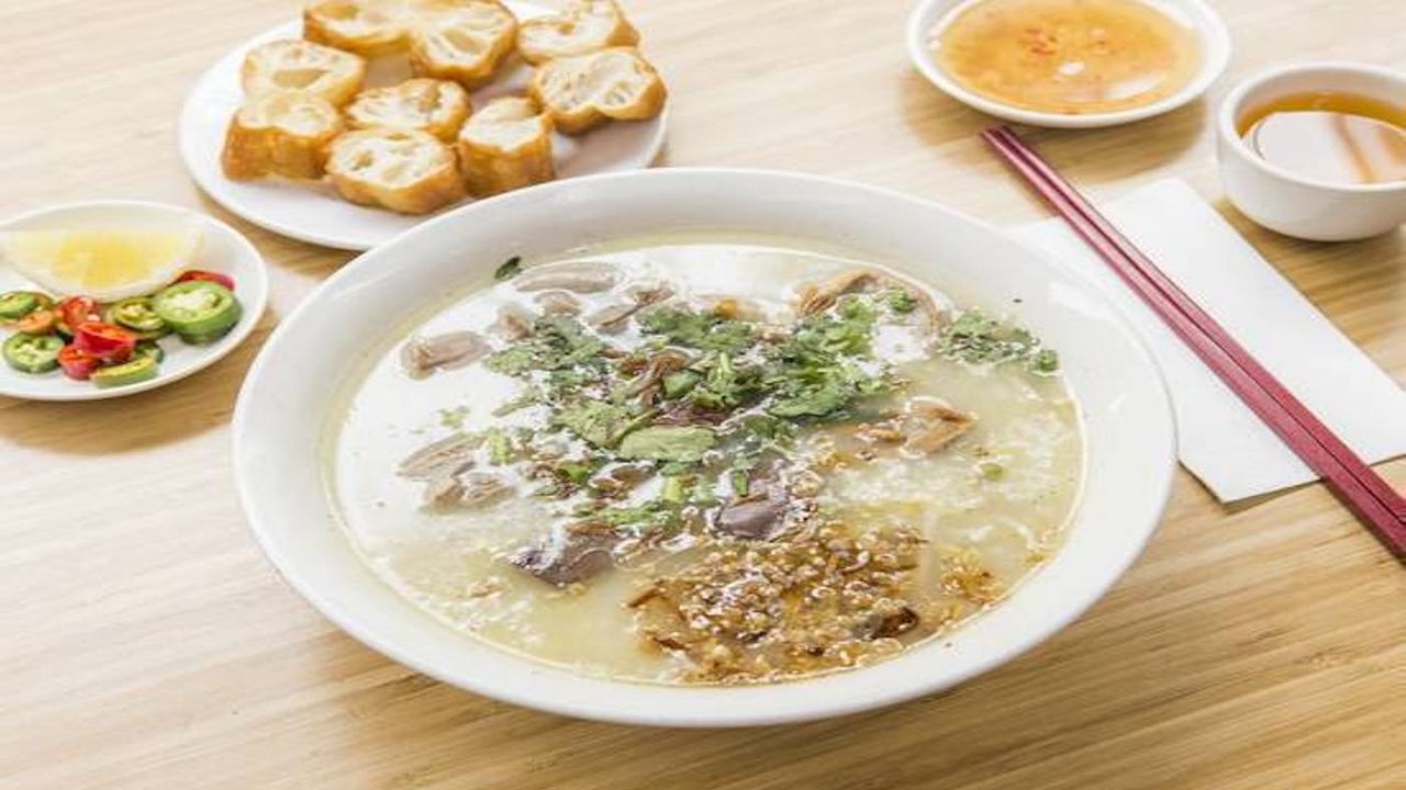 Chicken combination congee