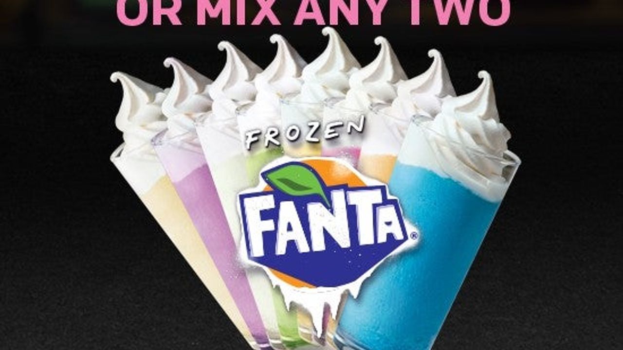 Small Frozen Fanta® Flavours McSpider