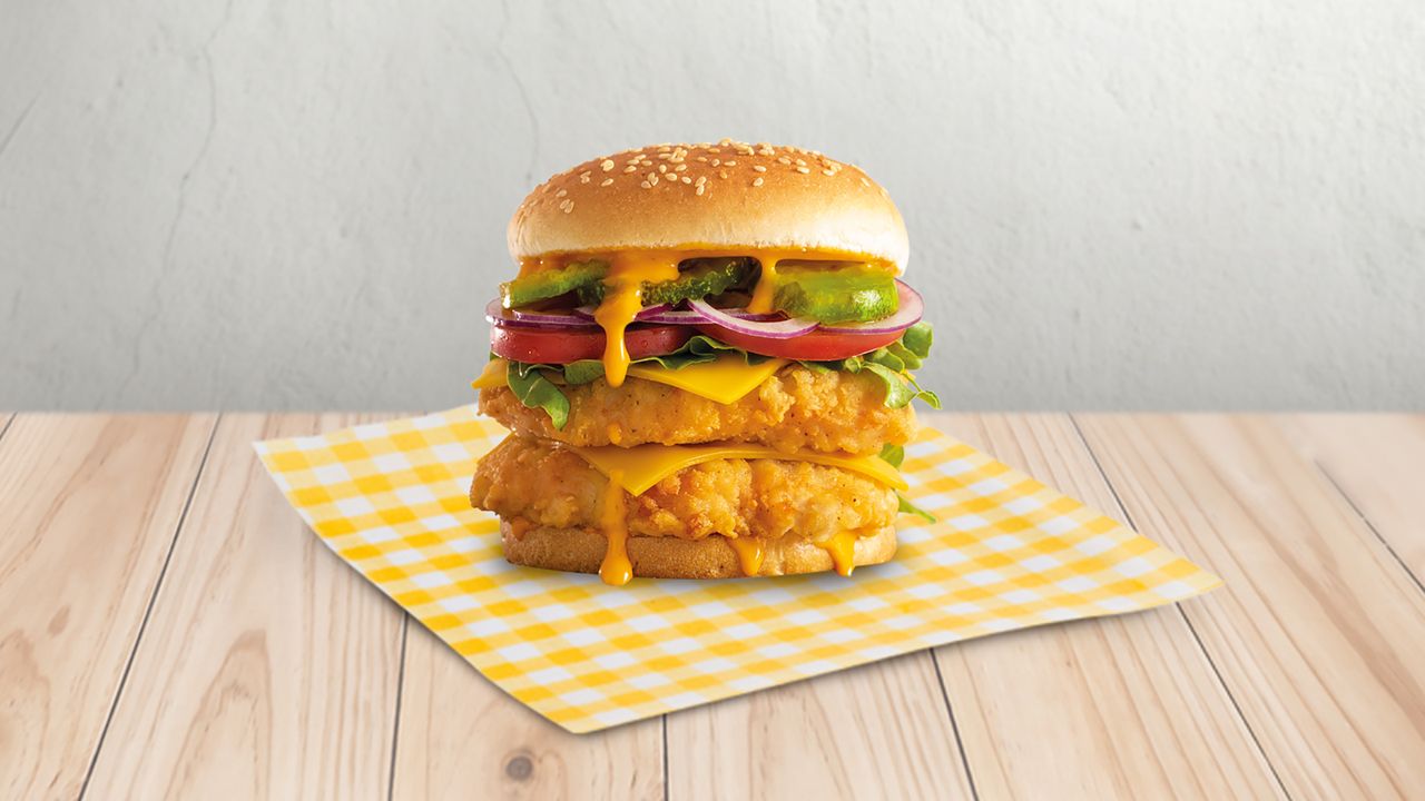 Double Sriracha Deluxe Burger