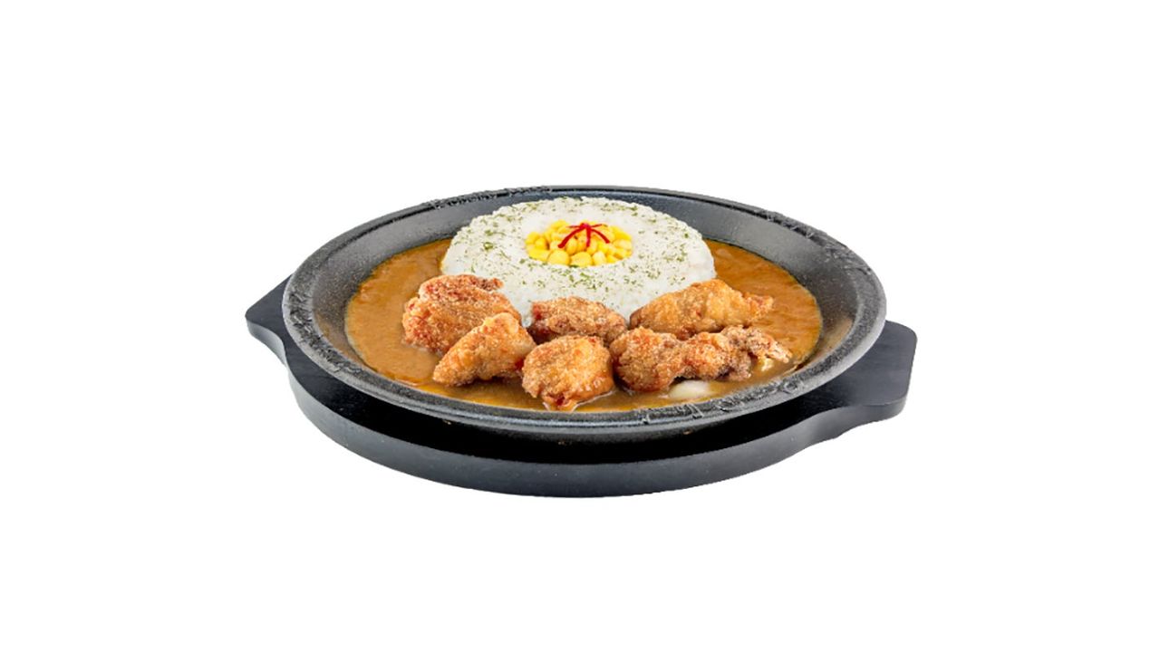 Chicken Karaage Sizzling Curry