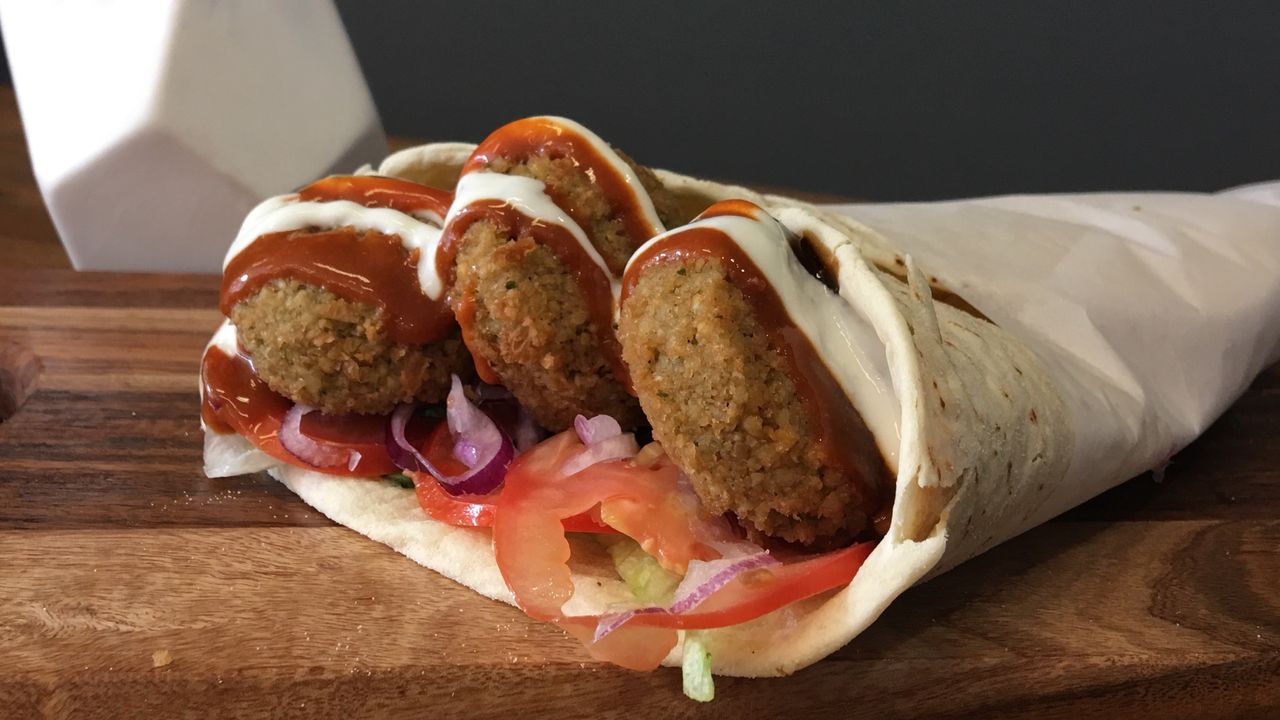 Egyptian( Vegan) Falafel Kebab
