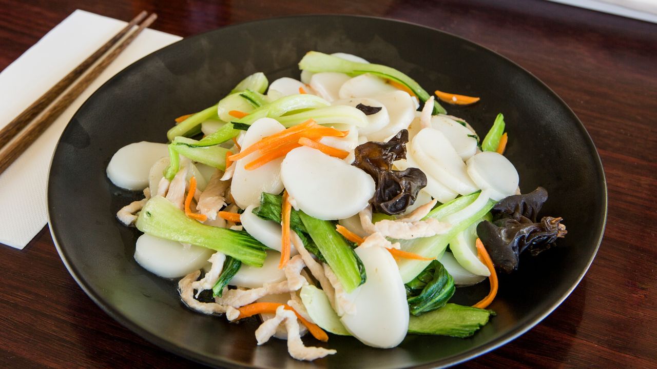 Shanghai Fried Rice Cake