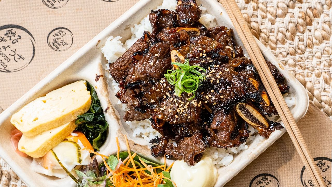 Beef Karubi Ribs Bento