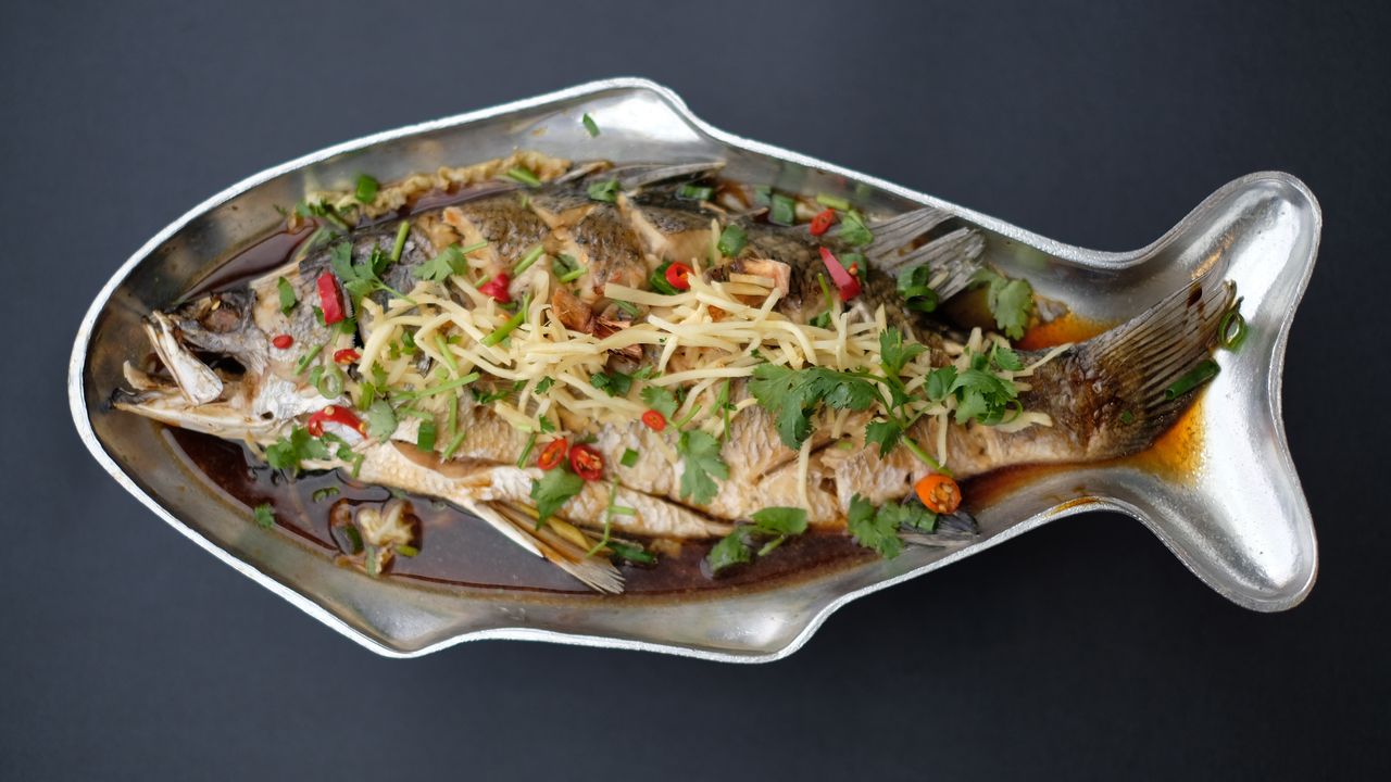 Steamed Barramundi with Ginger Sauce