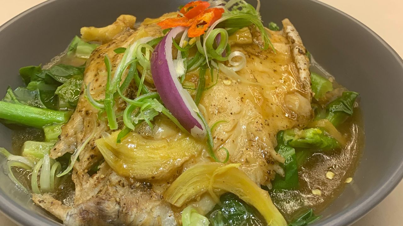 Steamed Barramundi