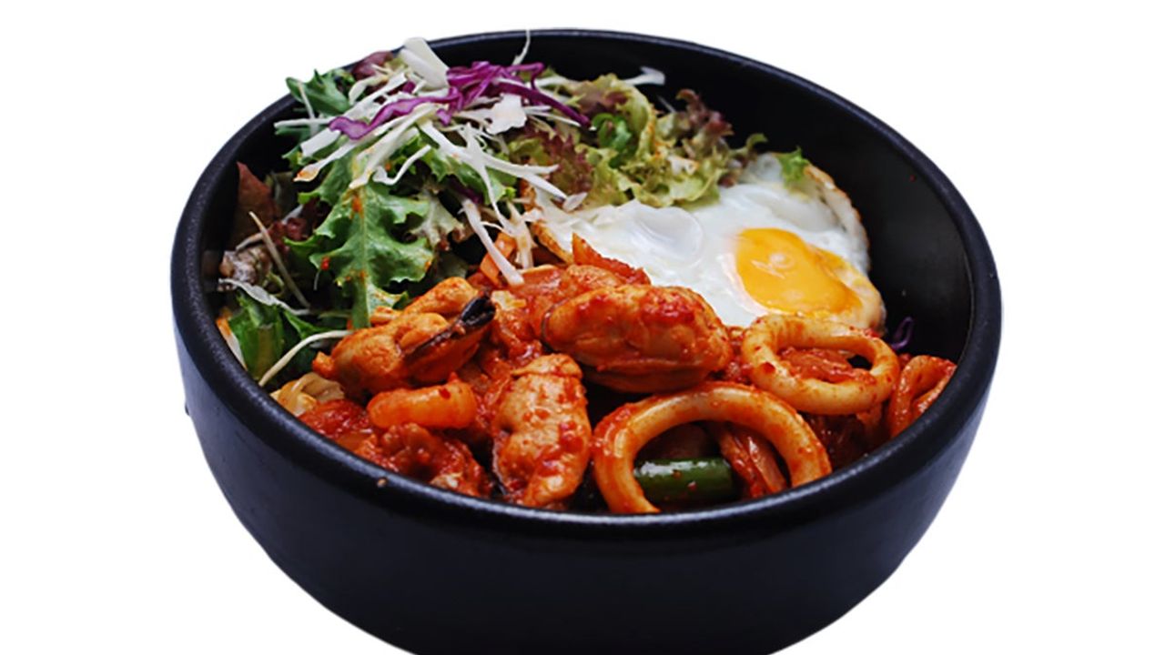 Seafood Bibimbab