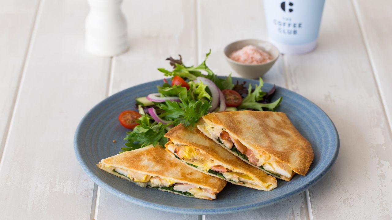 Camembert, Chicken and Bacon Flat Grill