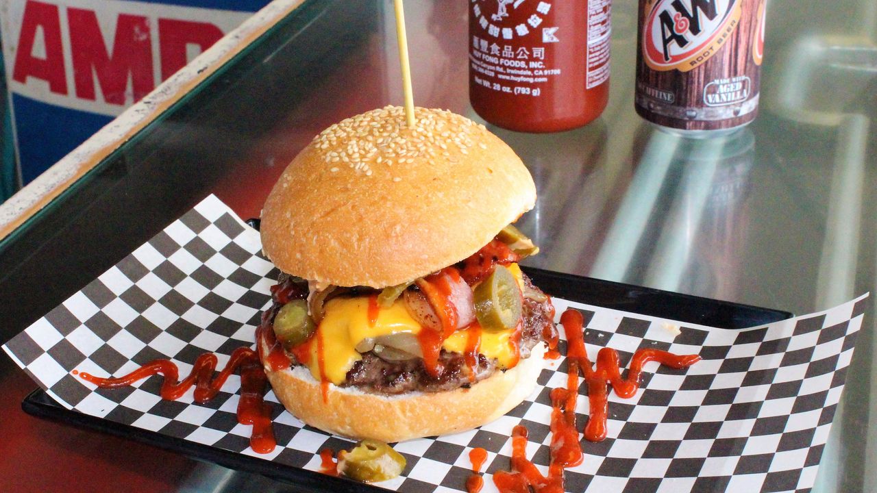 Hot Rod Chilli Burger