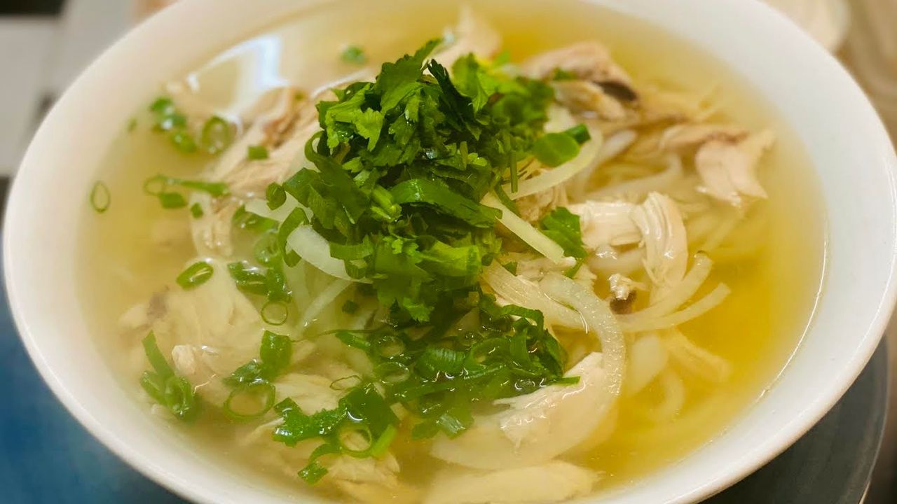 Chicken Rice Noodle Soup