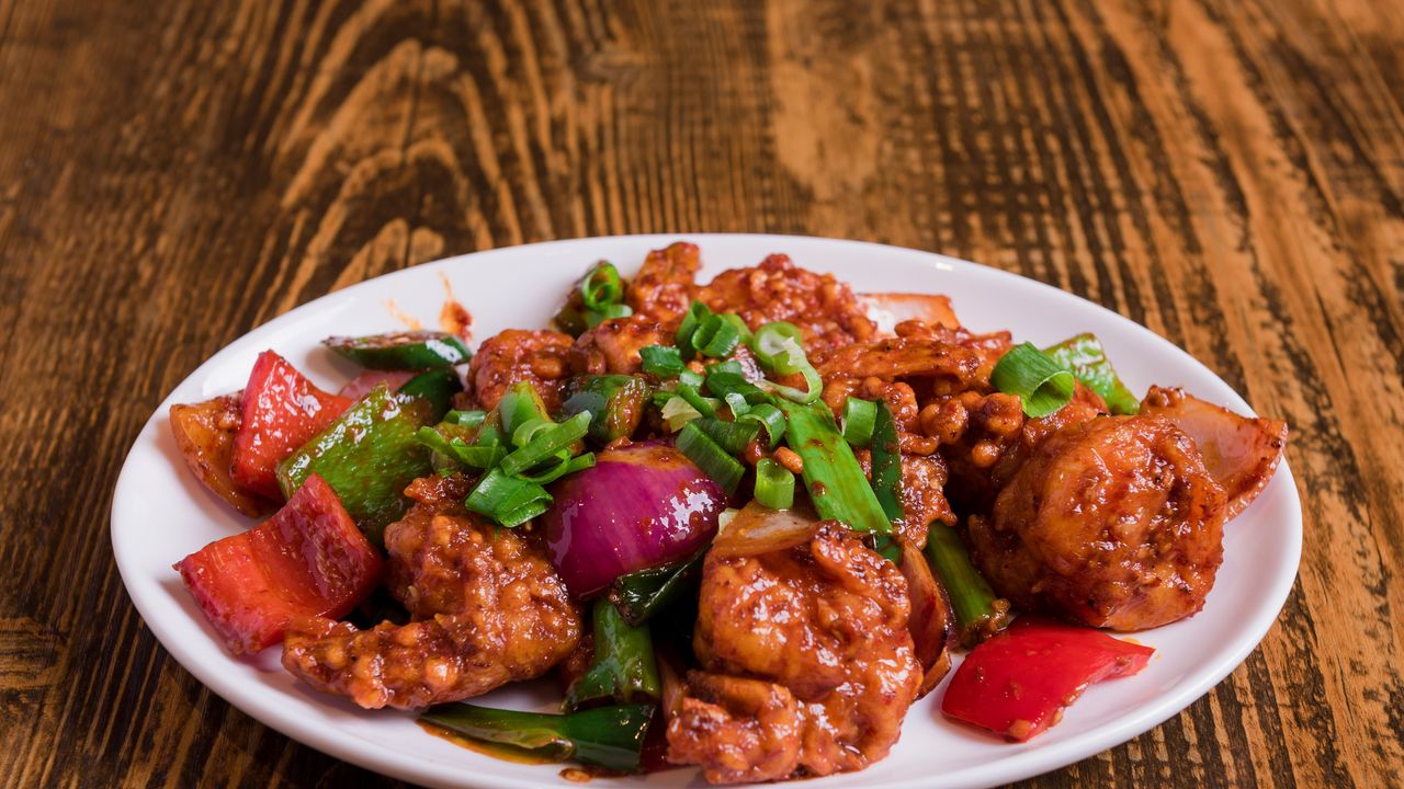 Chilli Prawns