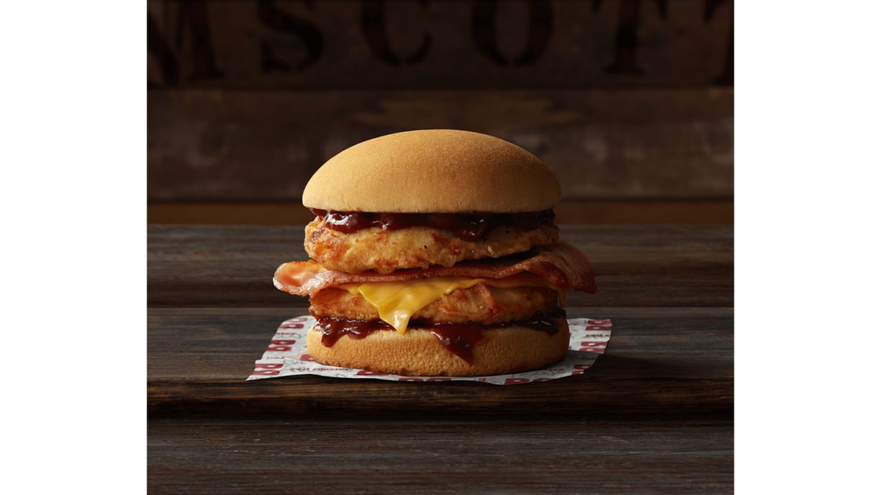 Double BBQ Bacon Burger (2240kJ)