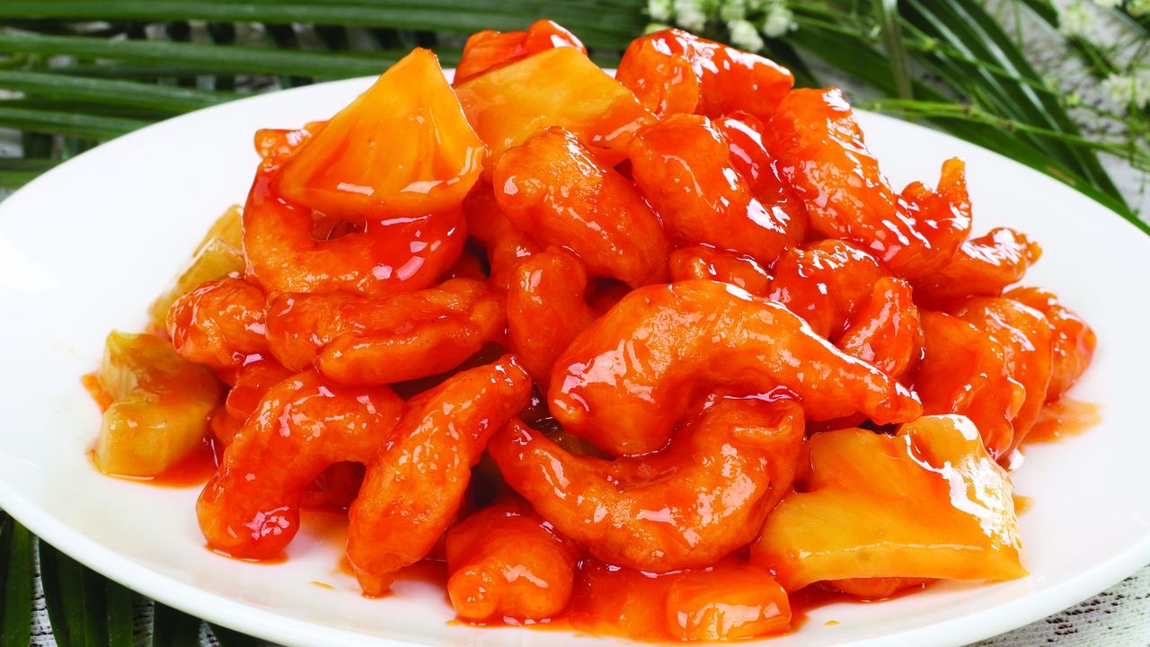 Sweet & Sour King Prawn in Batter