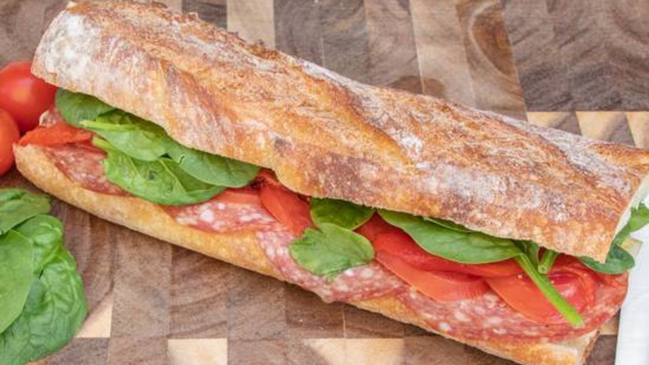 Toasted Mild Salami Baguette