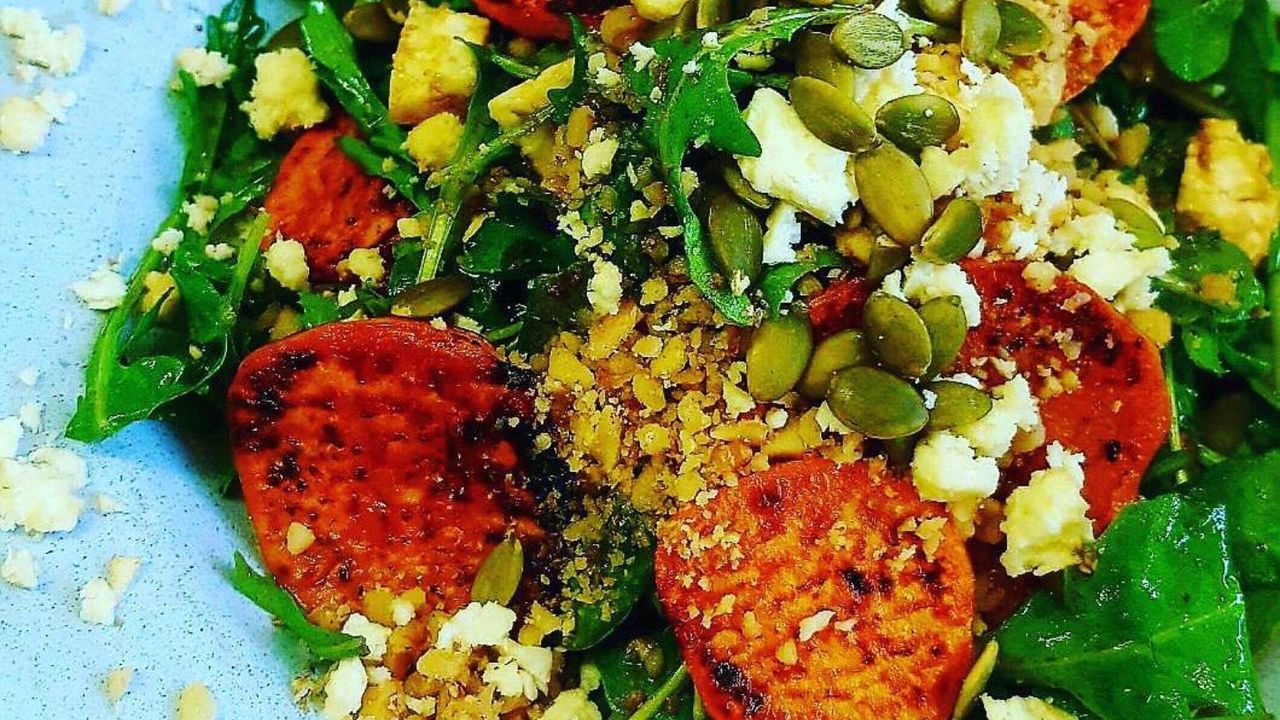 Warm Sweet Potato Salad