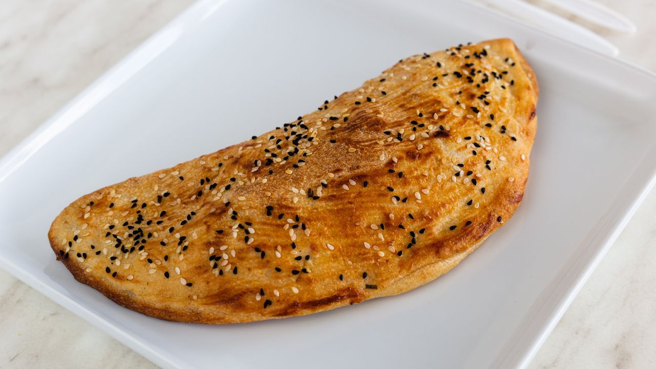 Cheese and Spinach Pide