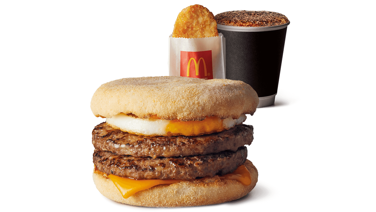 Double Sausage & Egg McMuffin Meal