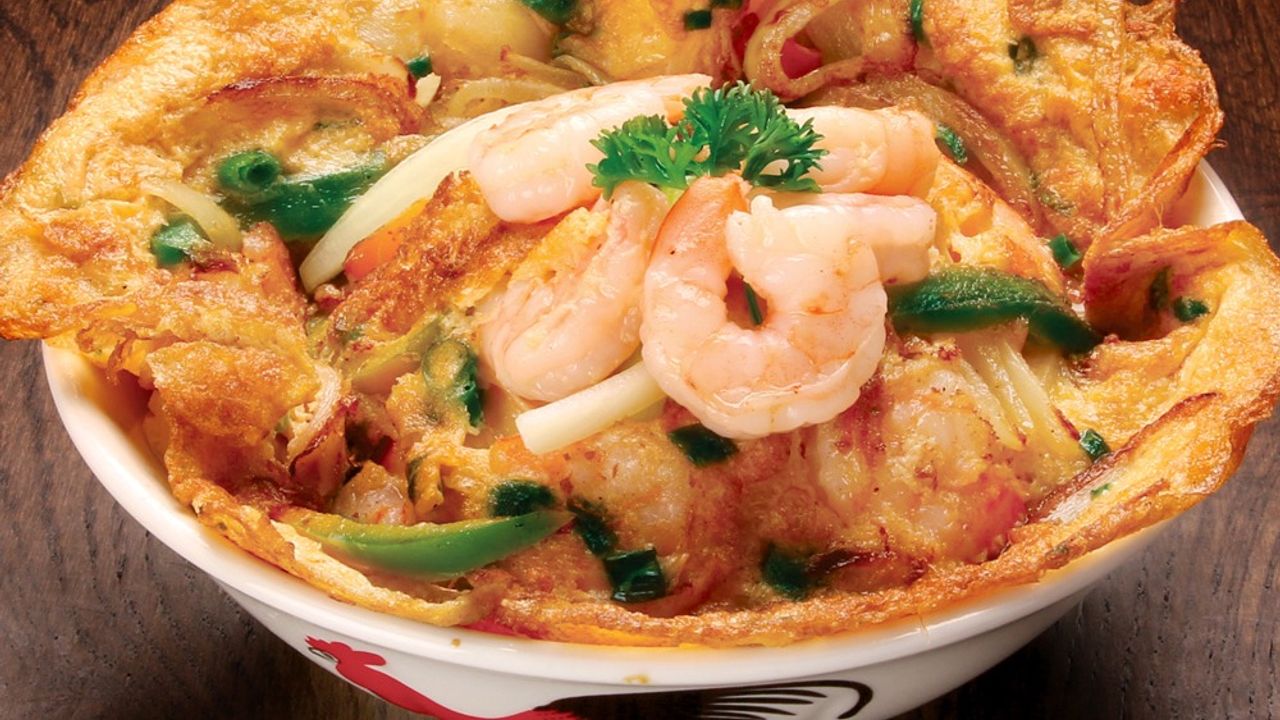 R17. Omelette on Rice