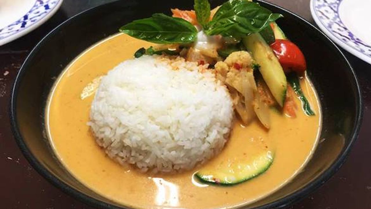 Red Curry (served with rice)