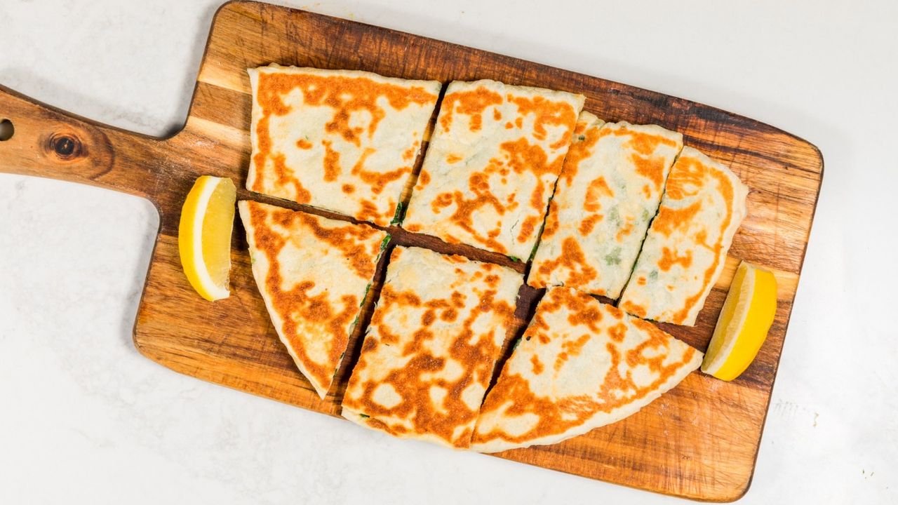 Chicken, Cheese & Mushroom Gozleme