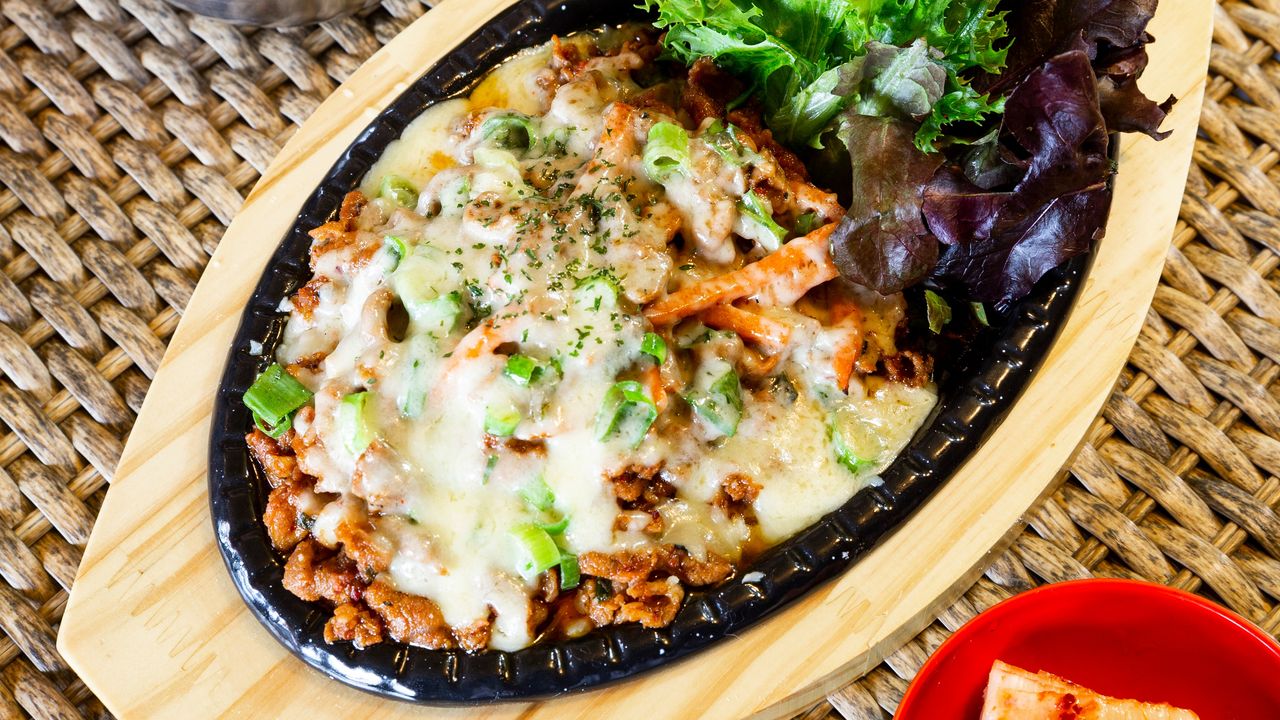 Spicy Pork Mixed with Rice