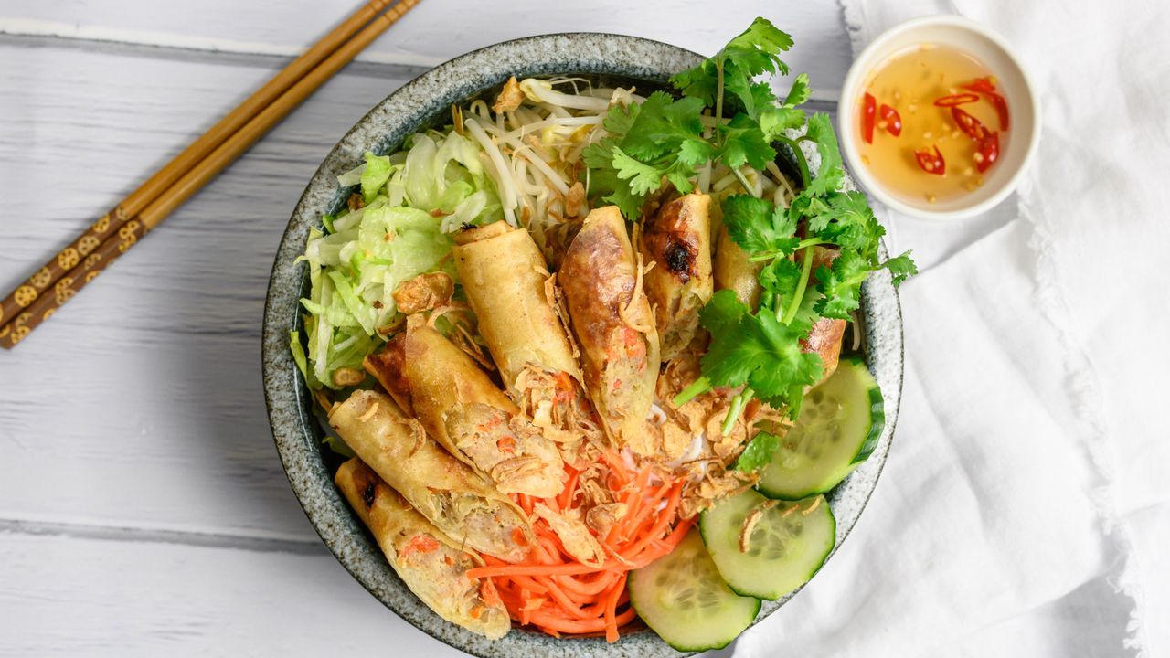 Pork Spring Rolls Vermicelli