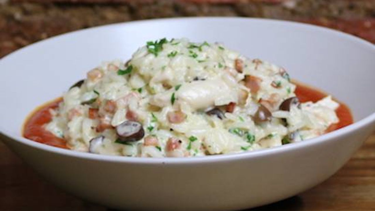 Blue Cheese & Chicken Risotto