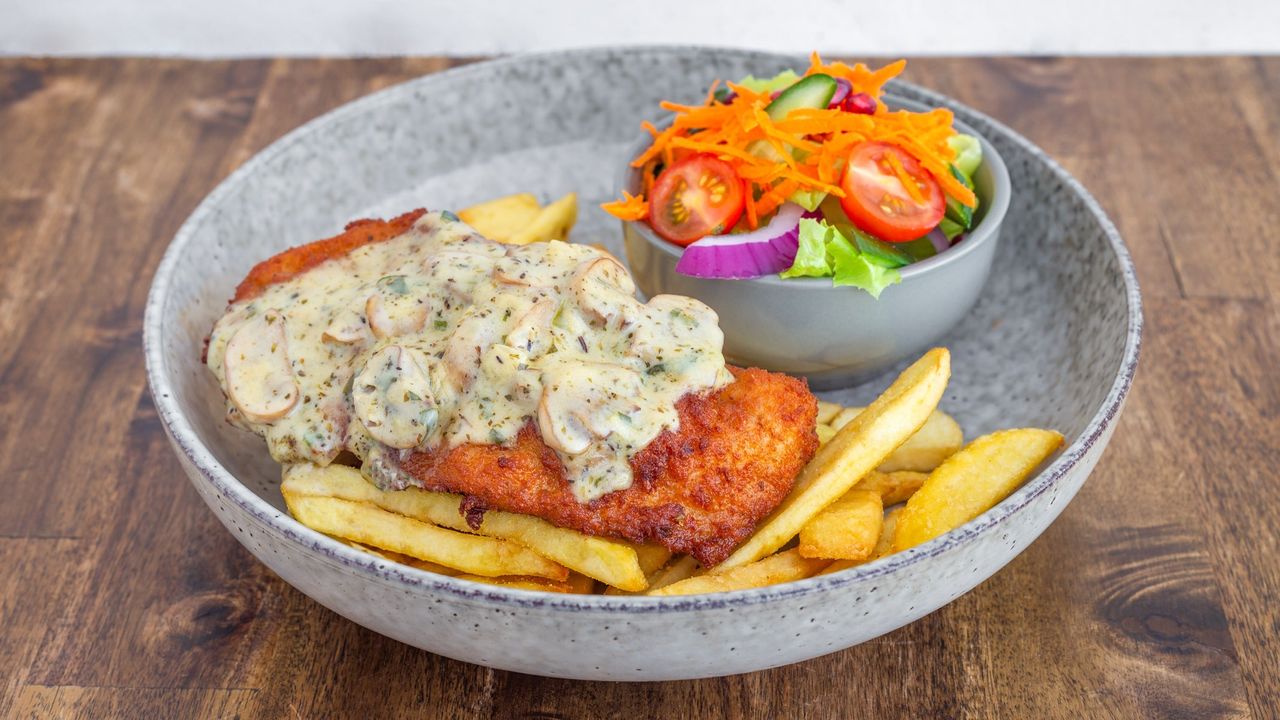 Chicken Schnitzel Platter