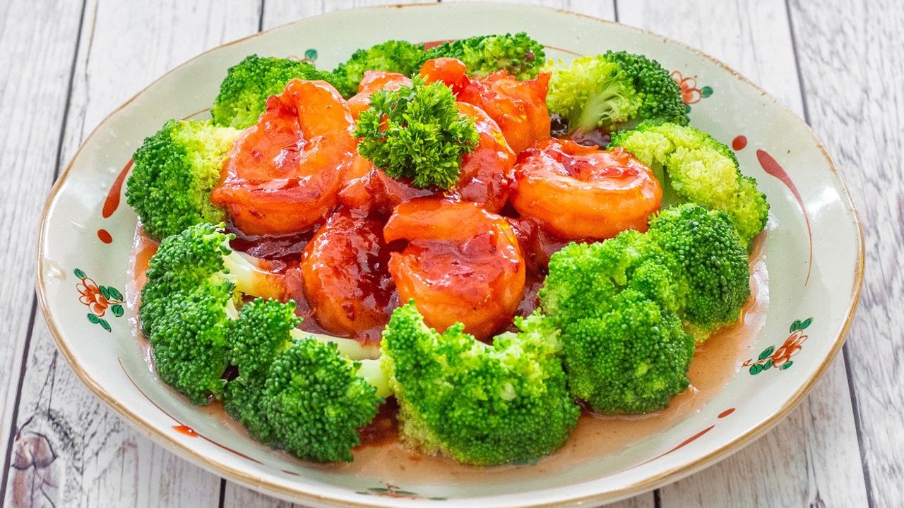 King Prawns with Sweet Chilli Sauce